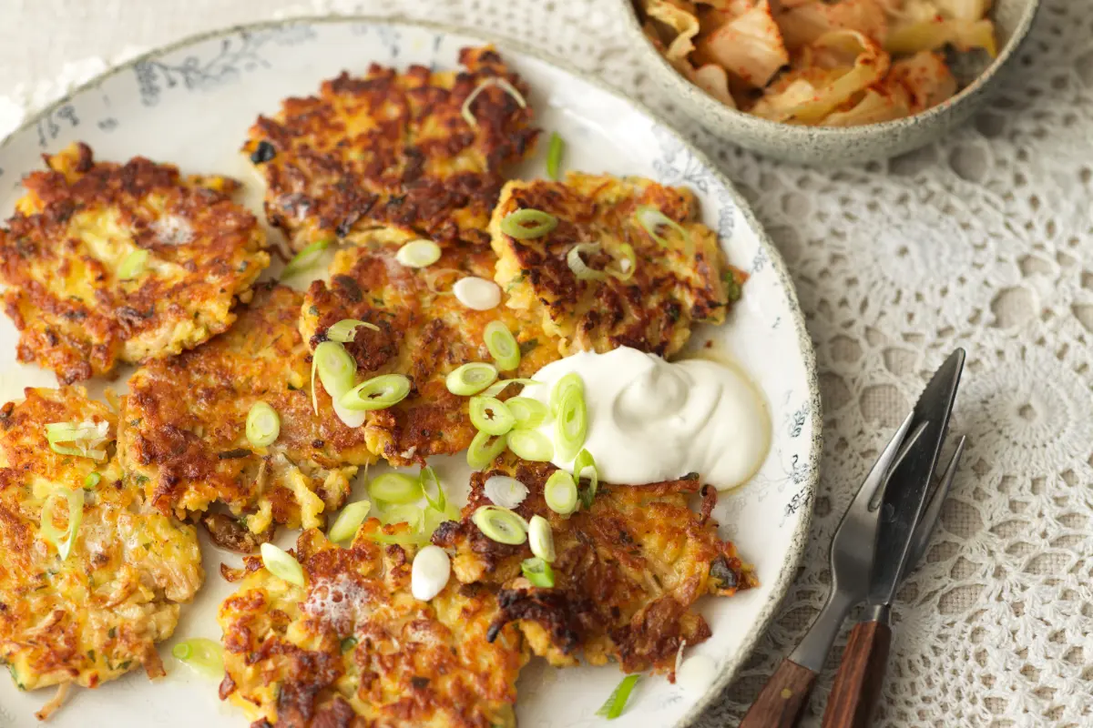 Sauerkraut-Kartoffelrösti mit serbischem Bio-Sauerkraut von BioBalkan
